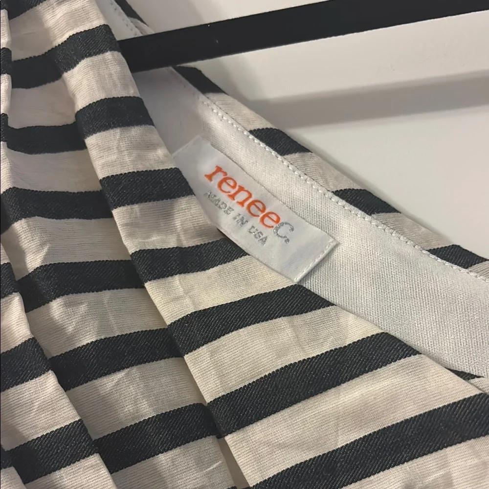 NWOT Striped Black and White Dress - Picture 2 of 3